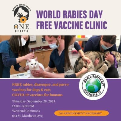 World Rabies Day - FREE Vaccine Clinic @ Westend Commons
